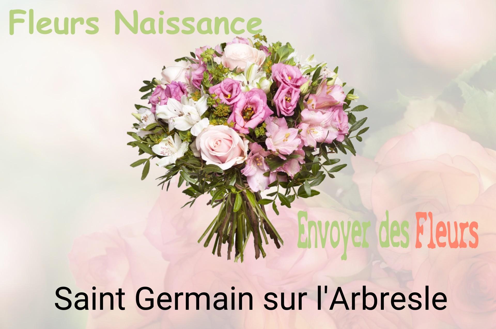Bouquet de fleurs de naissance livré à Saint-Germain-sur-l'Arbresle